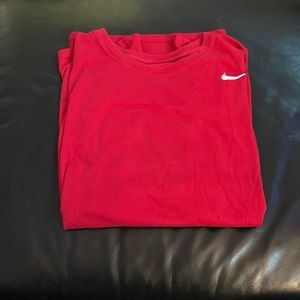 Red Nike DriFit XL short sleeve shirt